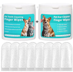 Pet Ear Hygiene Finger Wipes