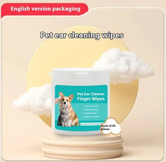 Pet Ear Hygiene Finger Wipes